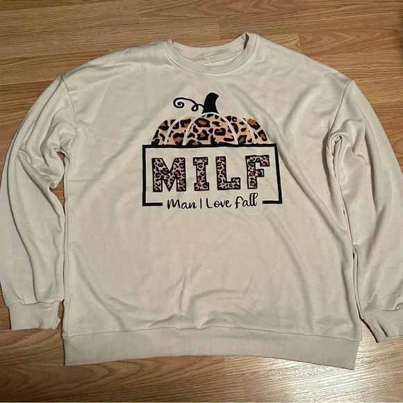 MILF  (Man I Love Fall) Sweatshirt - Picture 1 of 1